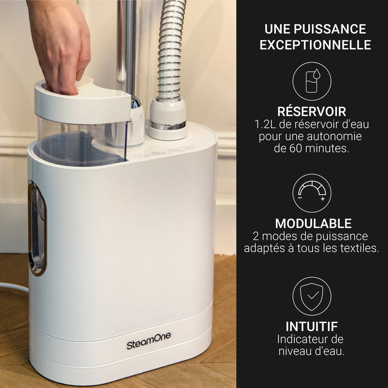 Unilys Vertical Steamer - White