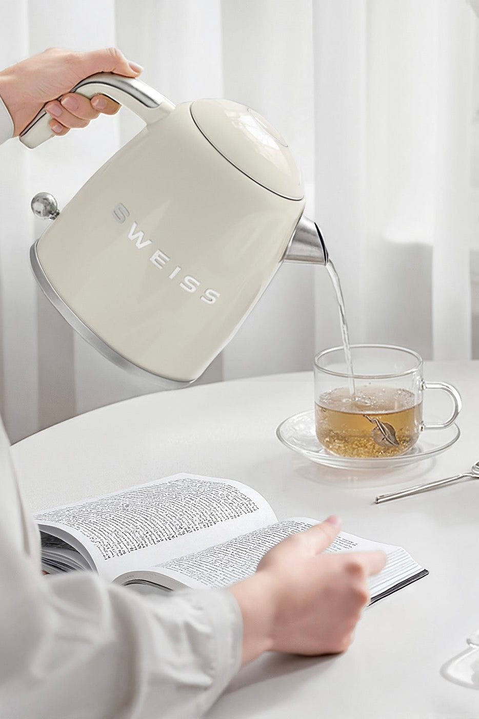 Vintage Kettle - Beige - 1L