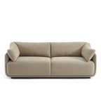 Kurly - Sofá 3 Plazas - Tela Texturizada - Beige