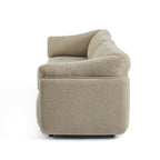 Kurly - Sofá 3 Plazas - Tela Texturizada - Beige