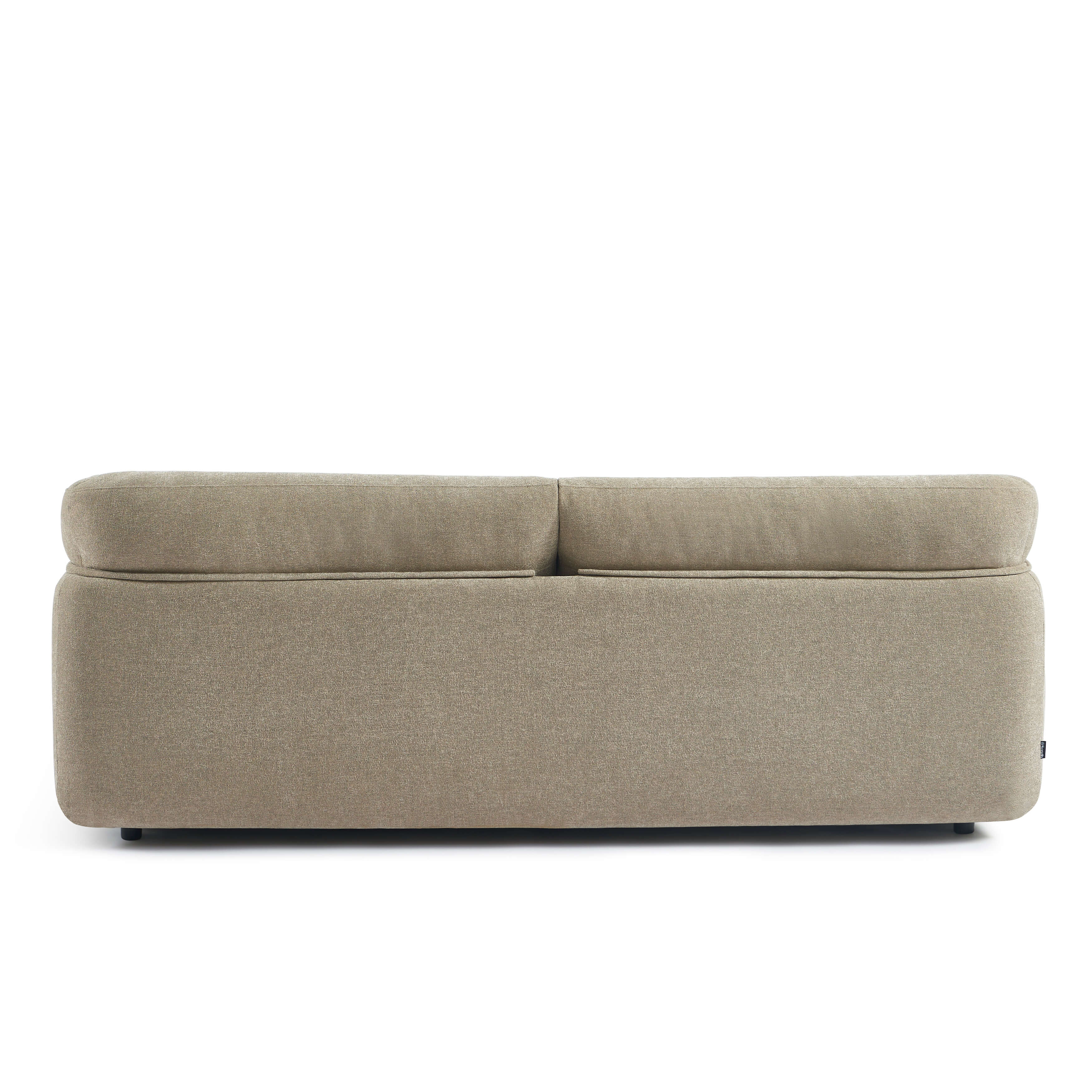 Kurly - Sofá 3 Plazas - Tela Texturizada - Beige
