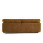 Kurly - Canapé 3 Places - Tissu Texturé - Ocre