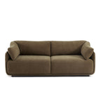 Kurly - Sofá 3 Plazas - Tela Texturizada - Taupe