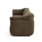 Kurly - Sofá 3 Plazas - Tela Texturizada - Taupe