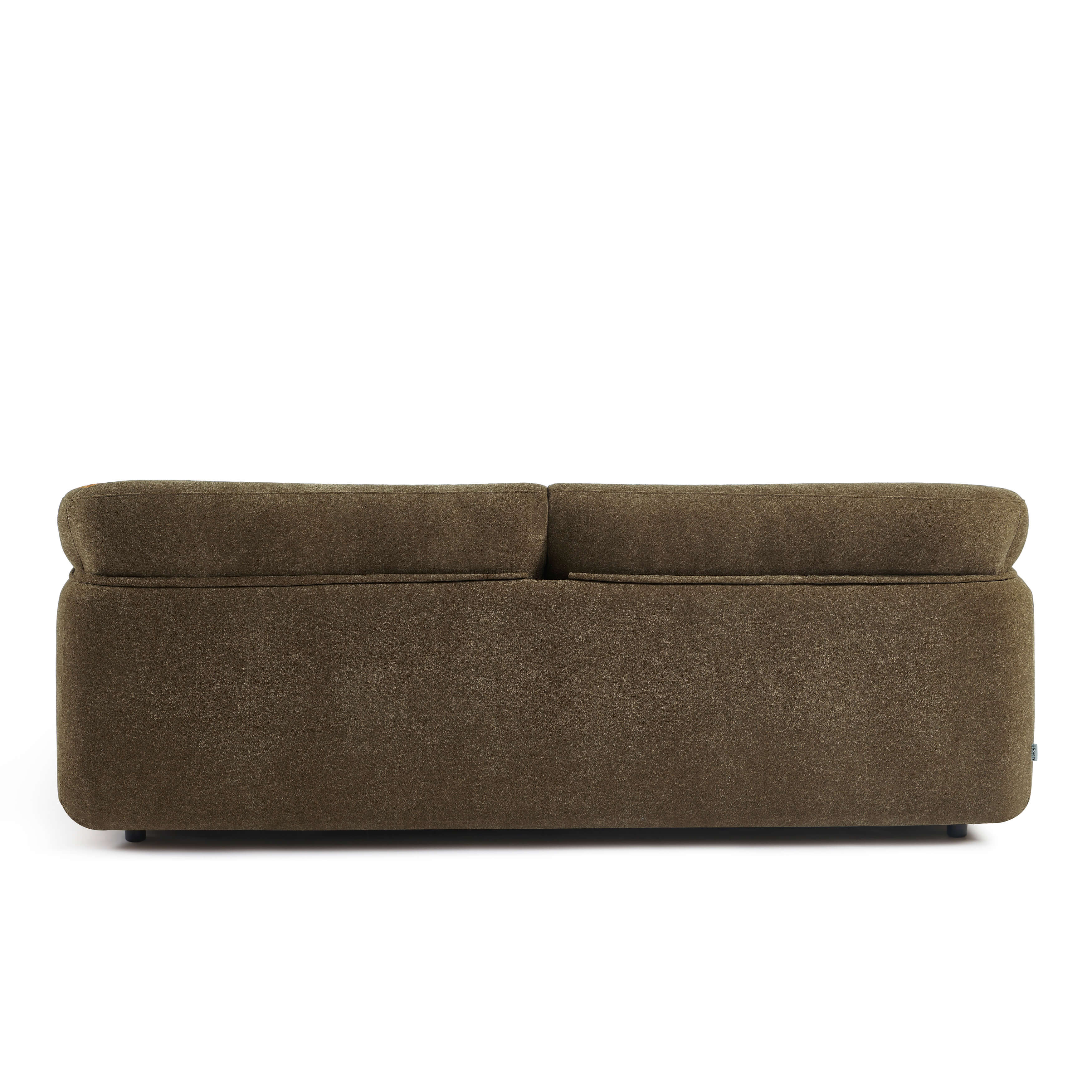 Kurly - Sofá 3 Plazas - Tela Texturizada - Taupe
