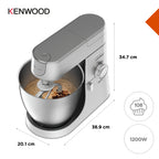 Robot Pâtissier - Chef XL - 6,7L - Argent