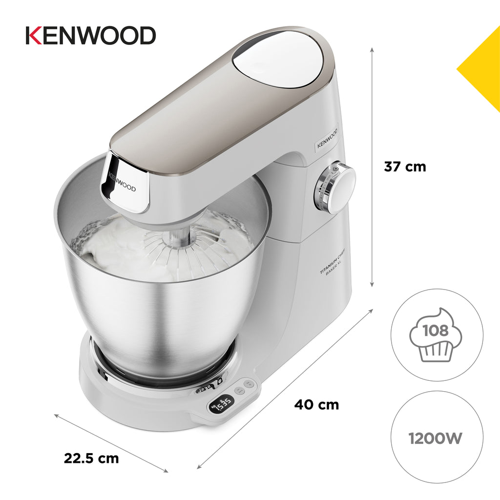 Robot Pâtissier - Titanium Chef Baker XL - 7L - Blanc