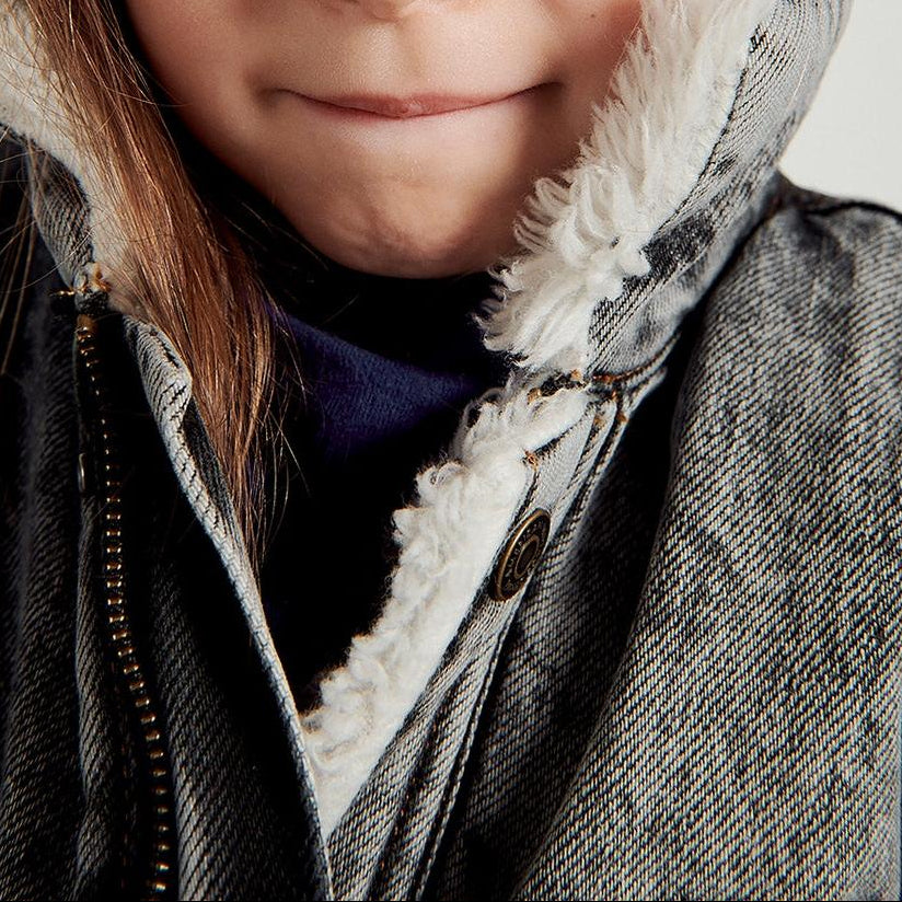 Short Jacket - Snow Black - Kids