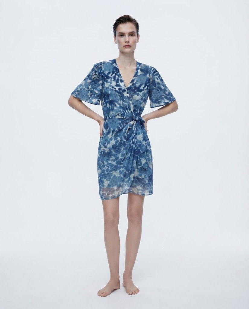 Kadak Dress - Mud Print