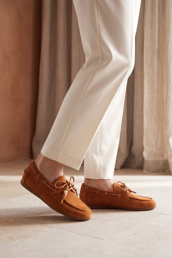 Bootschoenen Kai Beads - Cognac