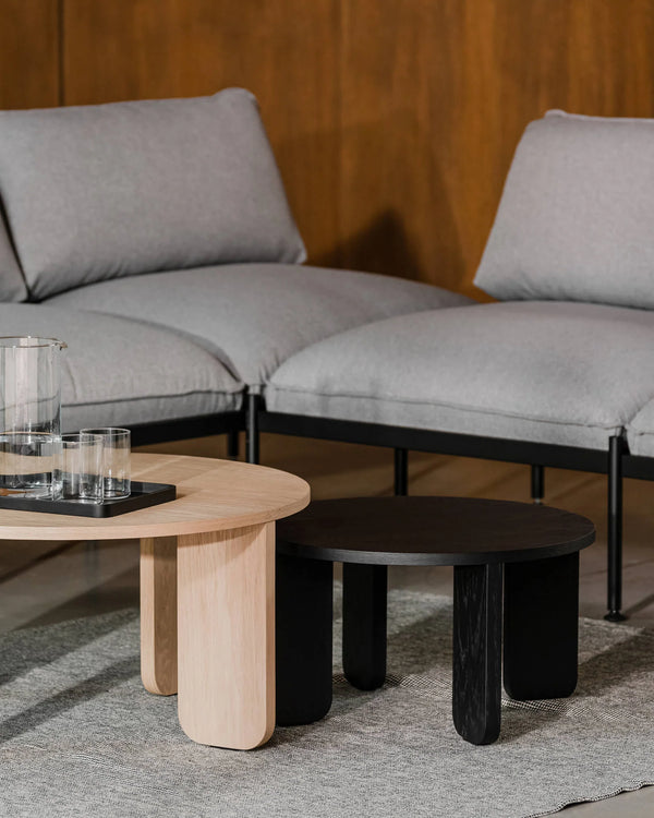Kuvu - Table Basse - Placage Chêne - Vulcano Black