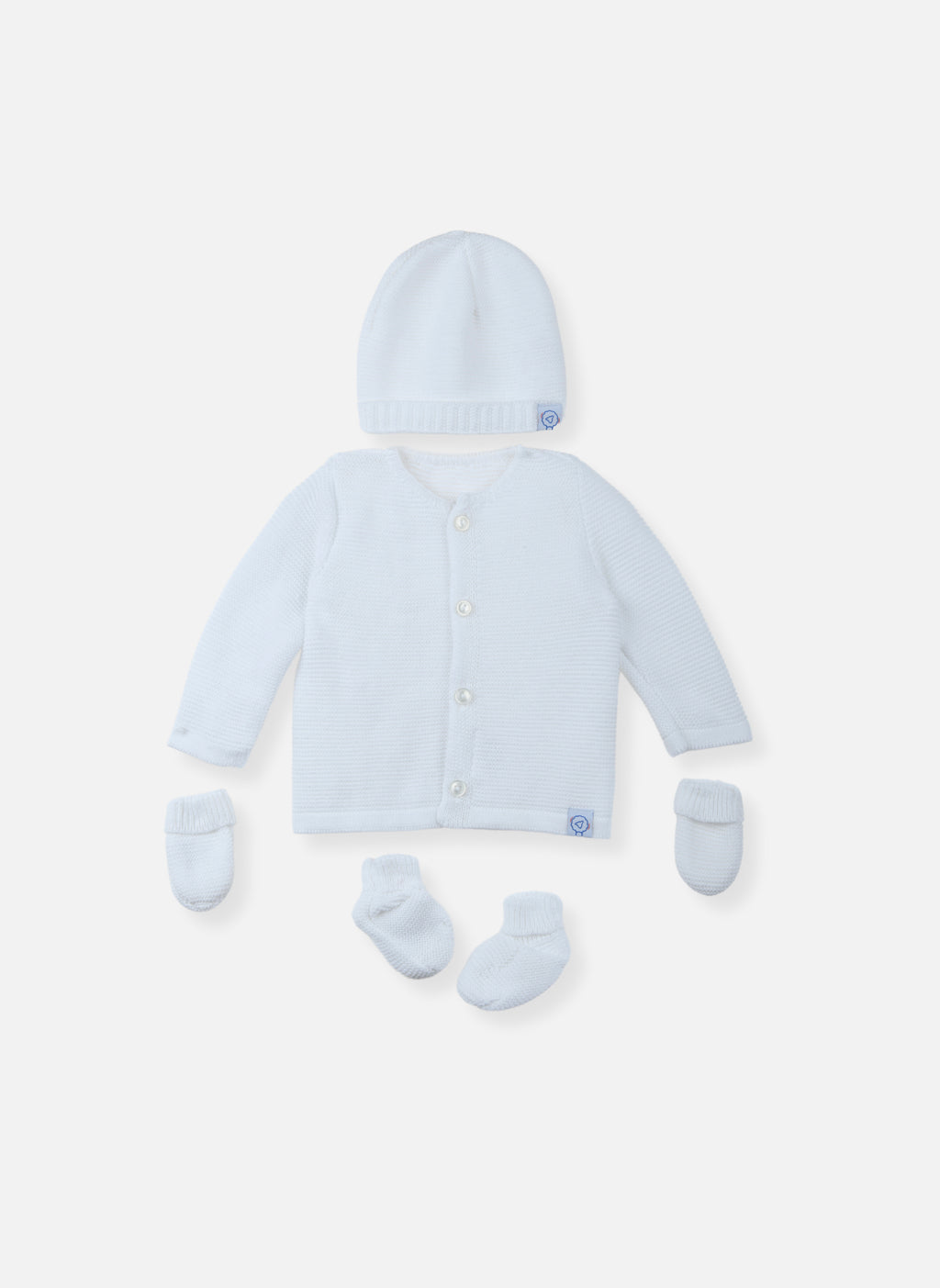 Lot Maternité Coton Bio - Blanc