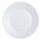 Harena - 6 Dinner Plates - Extra-Resistant Opal Glass - White - Luminarc