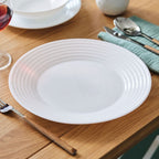 Harena - 6 Dinner Plates - Extra-Resistant Opal Glass - White - Luminarc