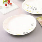 Friend'S Time - Decorated Steak Plate - White - Friend'S Time - 30cm - Luminarc