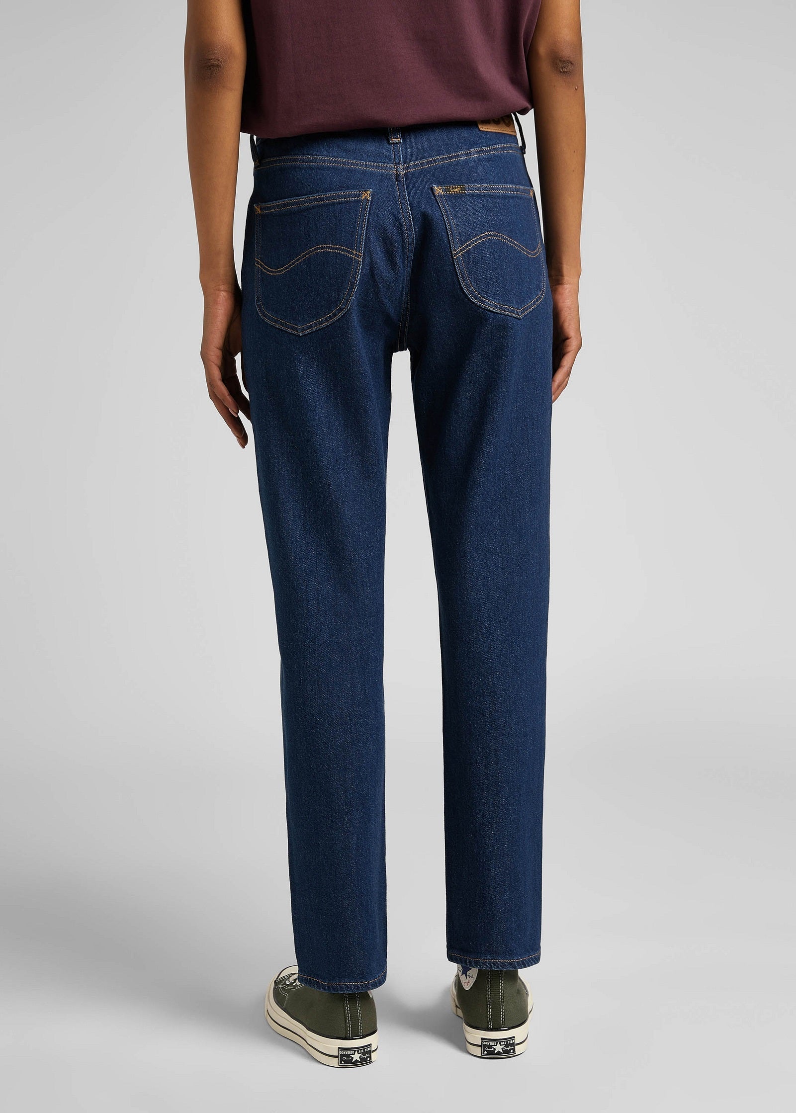 Jeans Carol Regular Straight - Bleu Fonce - Femme