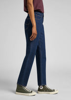 Jeans Carol Regular Straight - Bleu Fonce - Femme