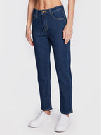 Jeans Carol Regular Straight - Bleu Fonce - Femme