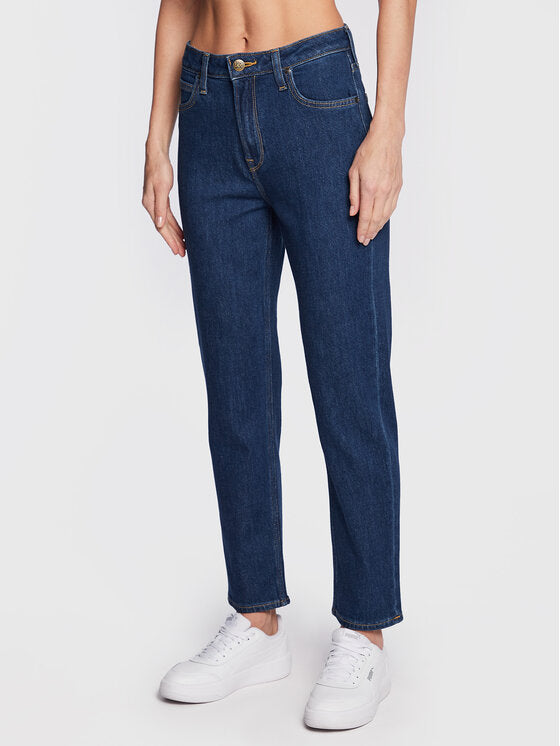 Jeans Carol Regular Straight - Bleu Fonce - Femme