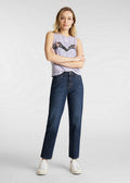 Jeans Dark Roberto Regular Straight - Bleu Fonce - Femme