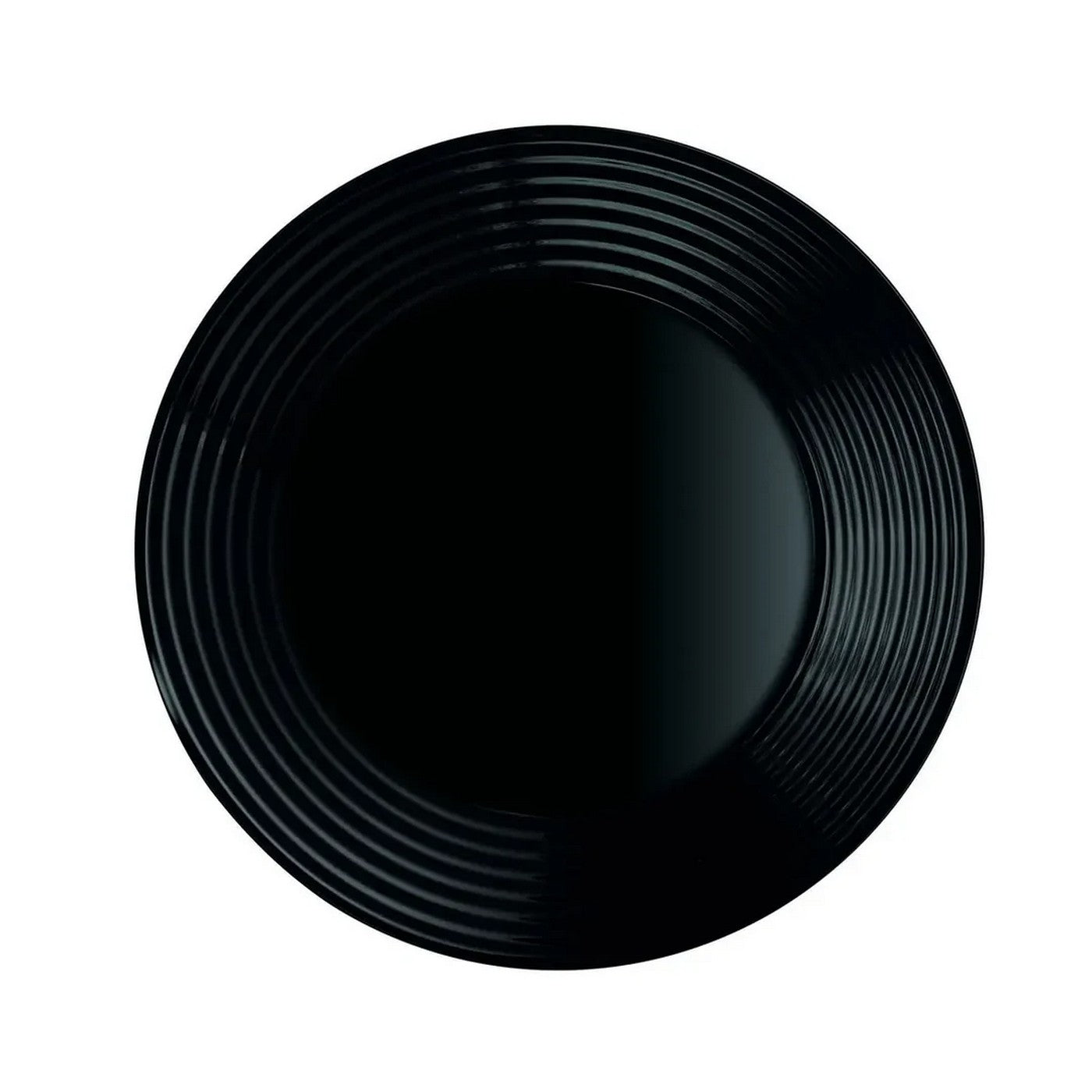 Harena - 6 Soup Plates - Extra-Resistant Tempered Glass - Black - Luminarc