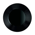 Harena - 6 Dinner Plates - Extra-Resistant Tempered Glass - Black - Luminarc
