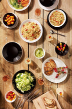 Harena - 6 Dinner Plates - Extra-Resistant Tempered Glass - Black - Luminarc