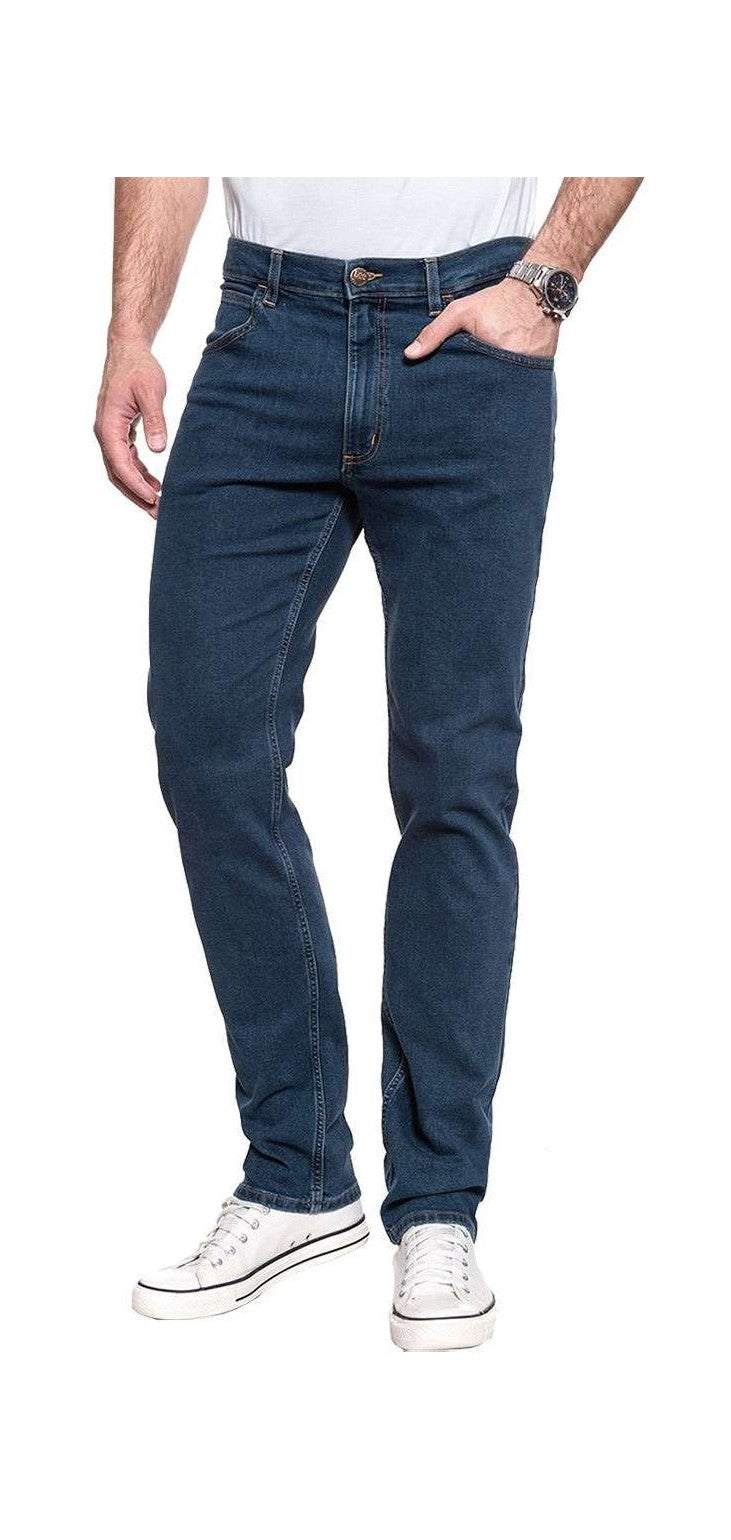 Jeans Brooklyn Straight - Bleu Fonce - Homme