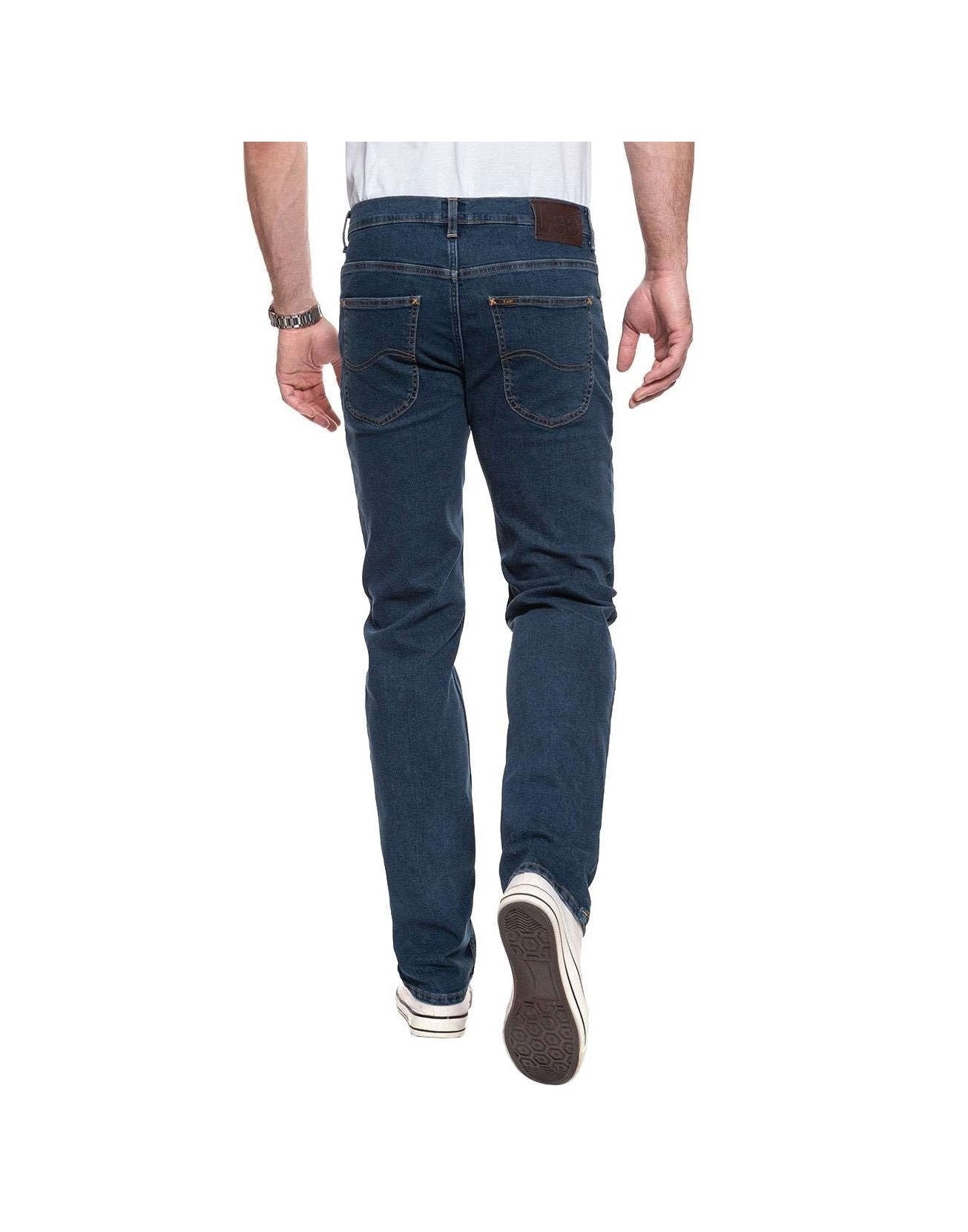 Jeans Brooklyn Straight - Bleu Fonce - Homme