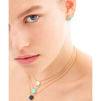 Boucles D'Oreilles Lady Nacre Grise