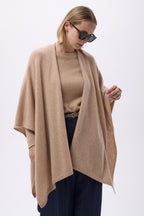 Poncho Lago - Cremefarvet Beige - Dame