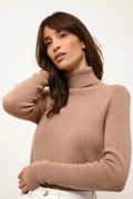 Jersey de Cuello Vuelto - Lanais - Camel Jaspeado