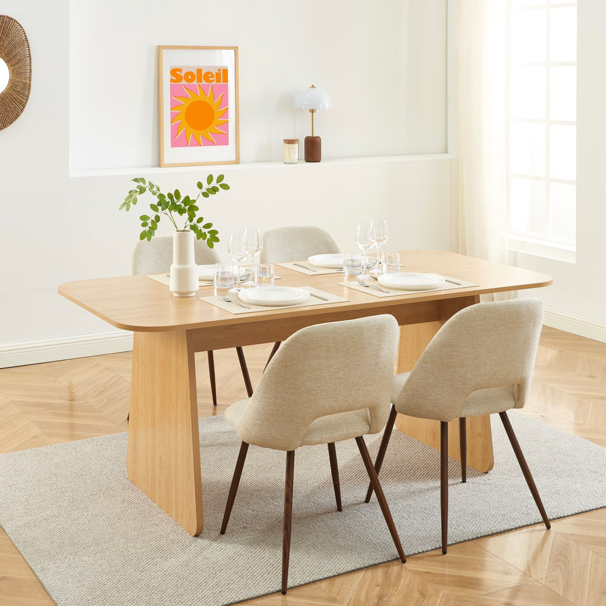 Lango - Dining Table - Oak Effect
