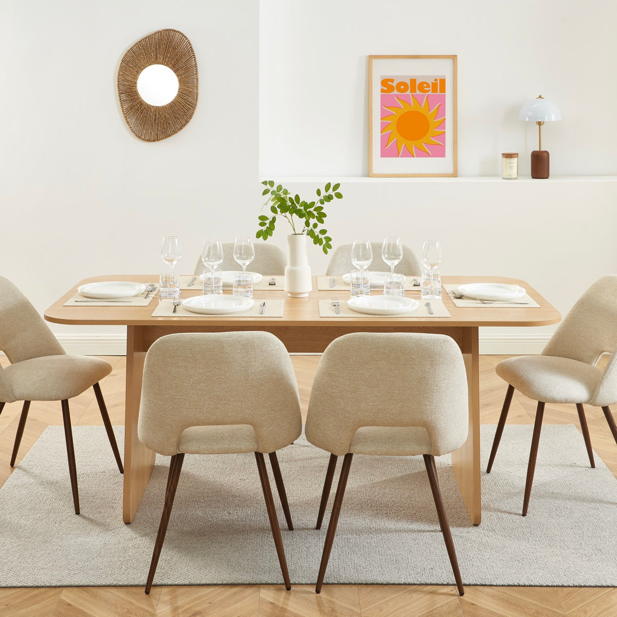 Lango - Dining Table - Oak Effect