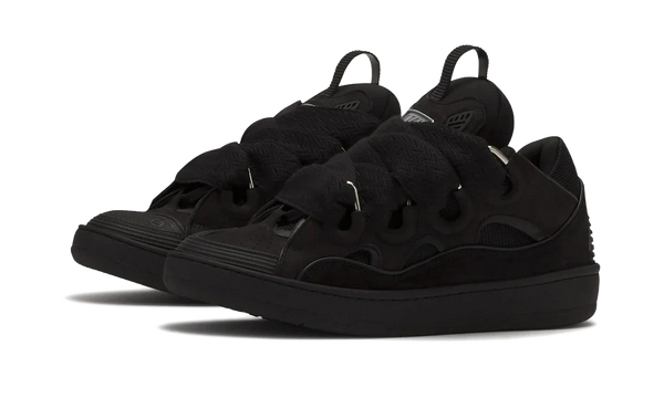 Curb Leather Sneakers Black