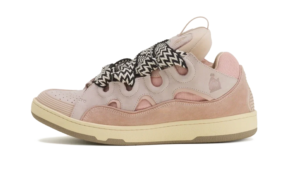 Curb Leather Sneakers Pale Pink