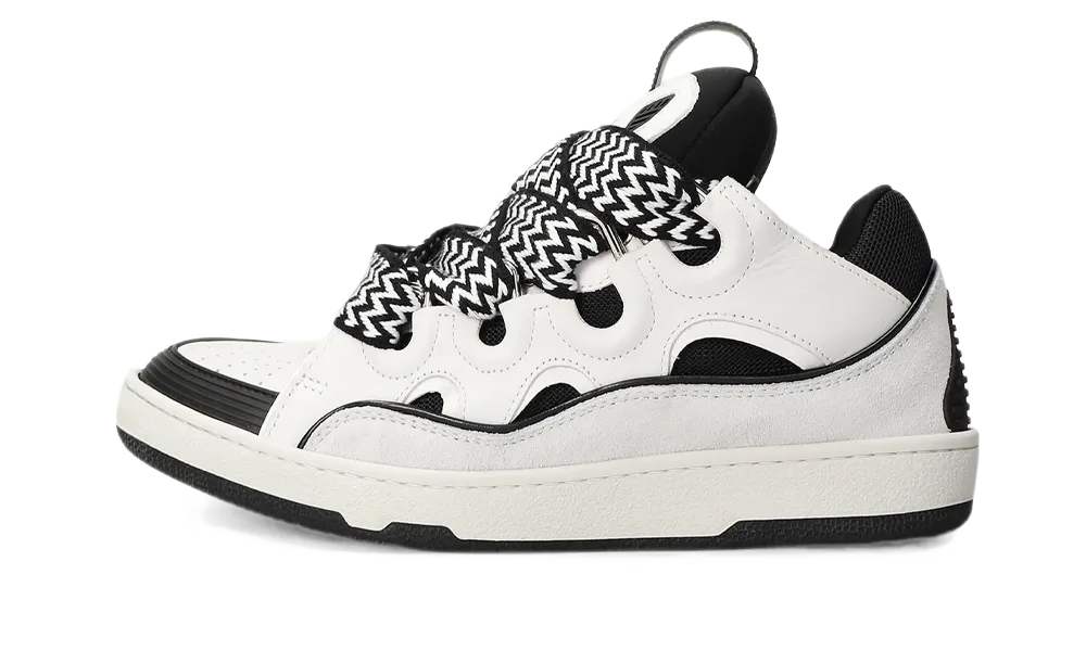 Zapatillas Curb Leather White Black