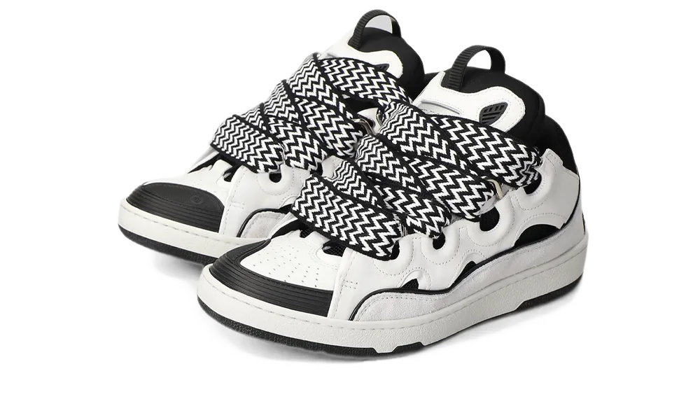 Zapatillas Curb Leather White Black
