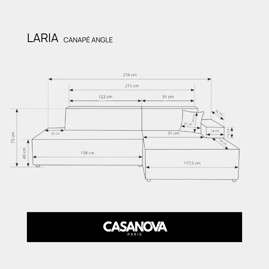 Laria Angle – Hörnsoffa