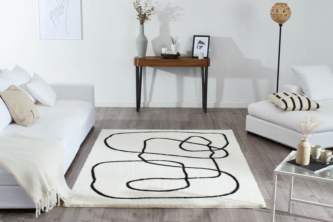 Lasso - Alfombra Interior - Poliéster - Marfil