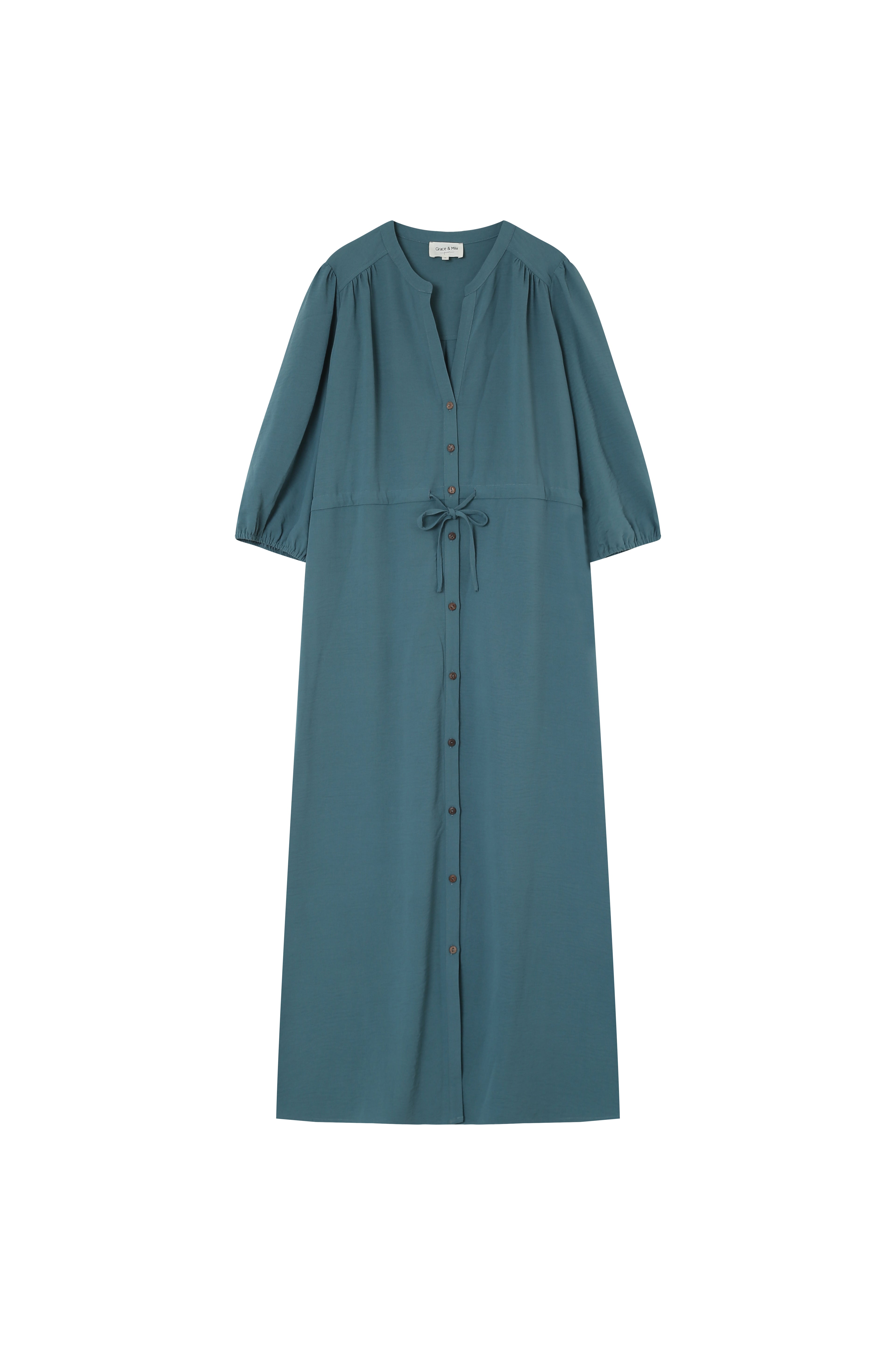 Robe Longue Laurence - Bleu