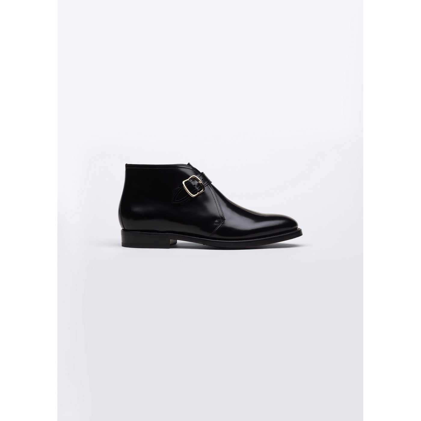 Fursac - Bottines À Boucle En Cuir - Noir