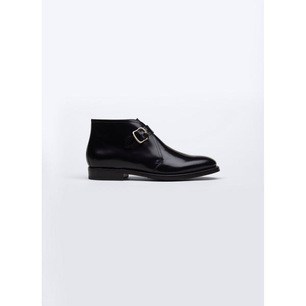 Fursac - Bottines À Boucle En Cuir - Noir