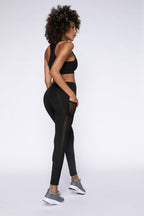 Malla Running con Bolsillo Maria - Negro