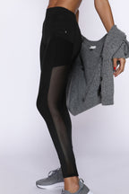 Malla Running con Bolsillo Maria - Negro