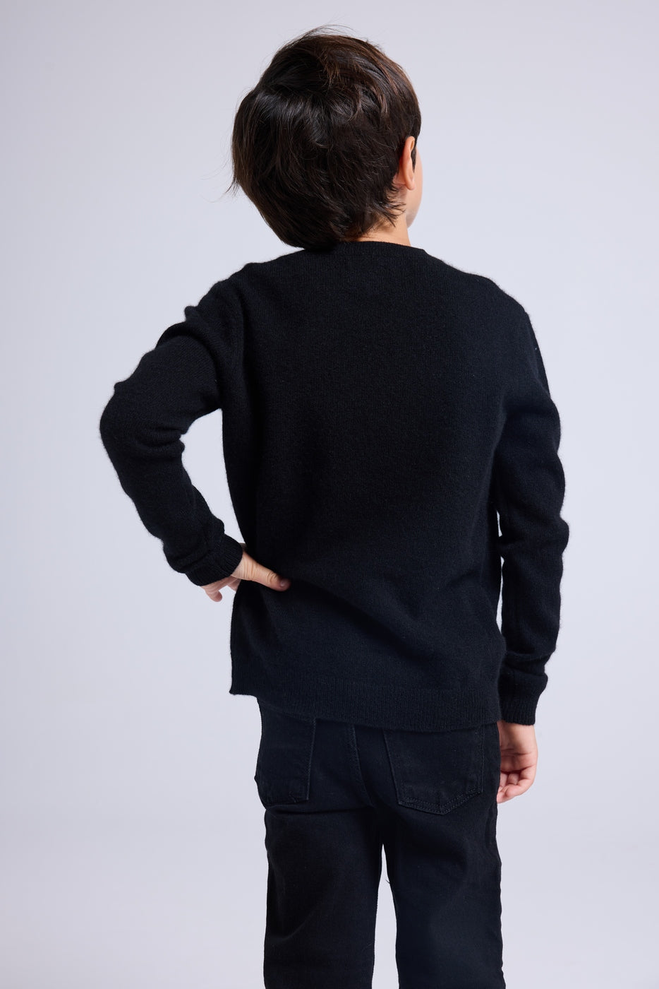 Lenny Heart Crew-Neck Jumper - Black Gold