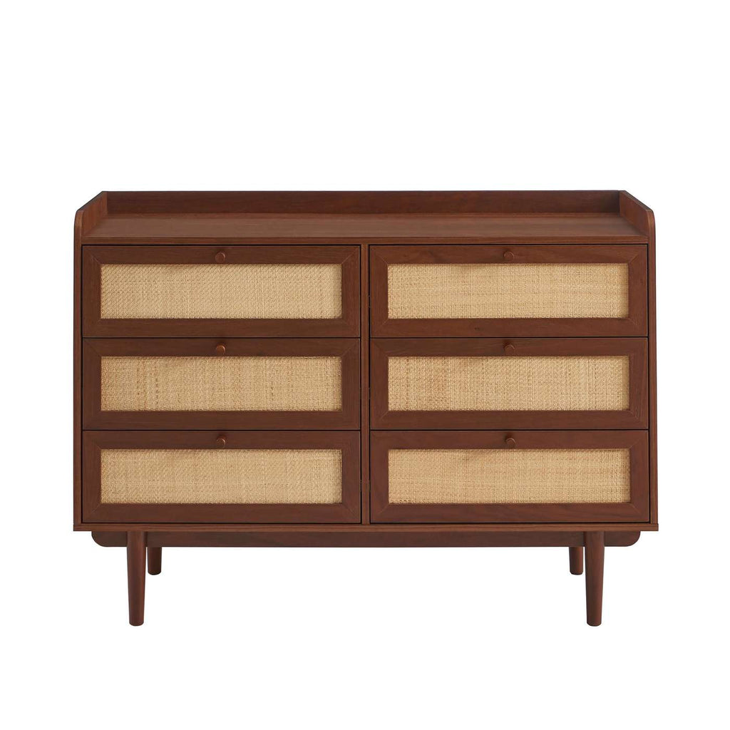 Leon - Commode - Noyer Et Cannage