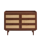 Leon - Commode - Noyer Et Cannage
