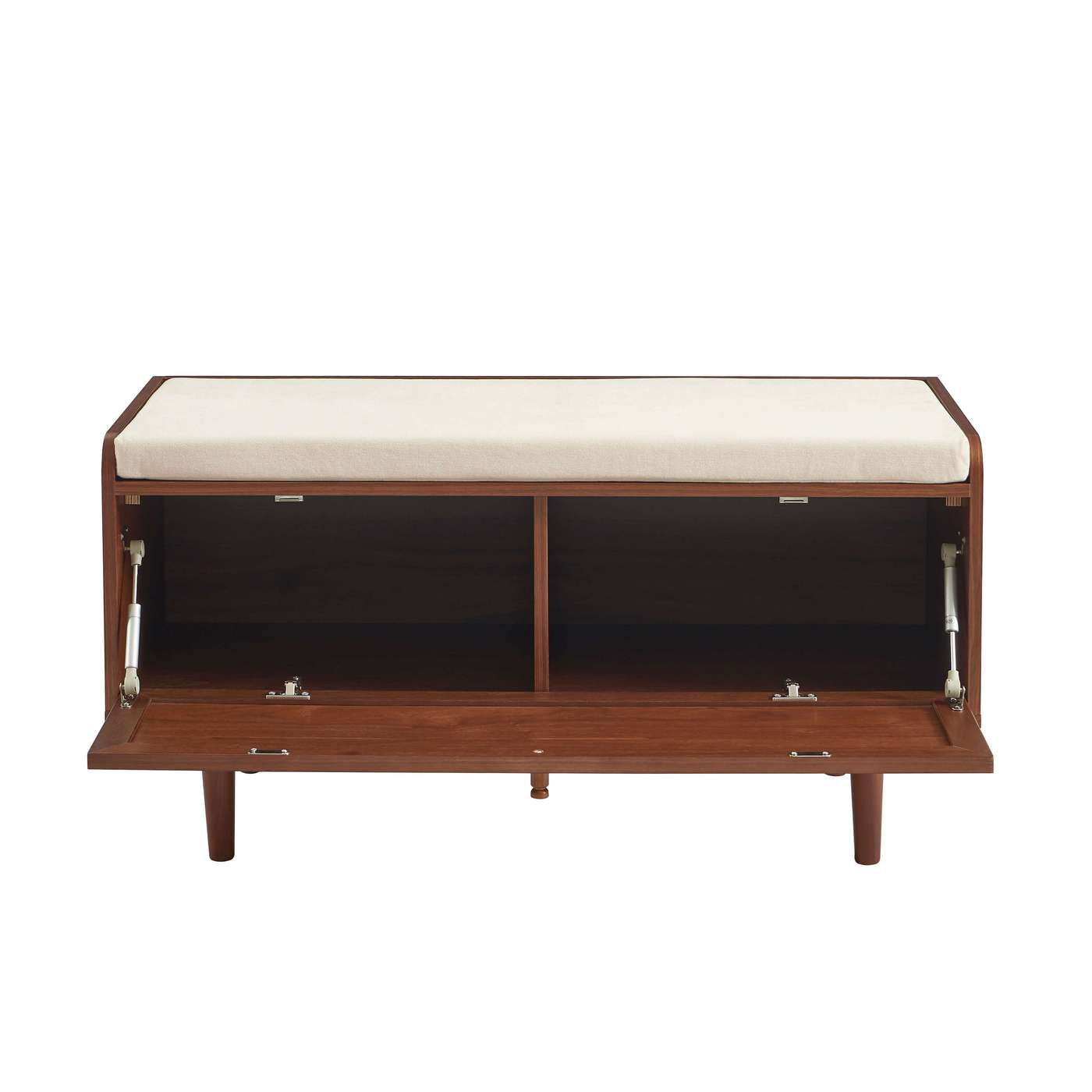 Leon - Entrance Furniture - Walnut And Canework
