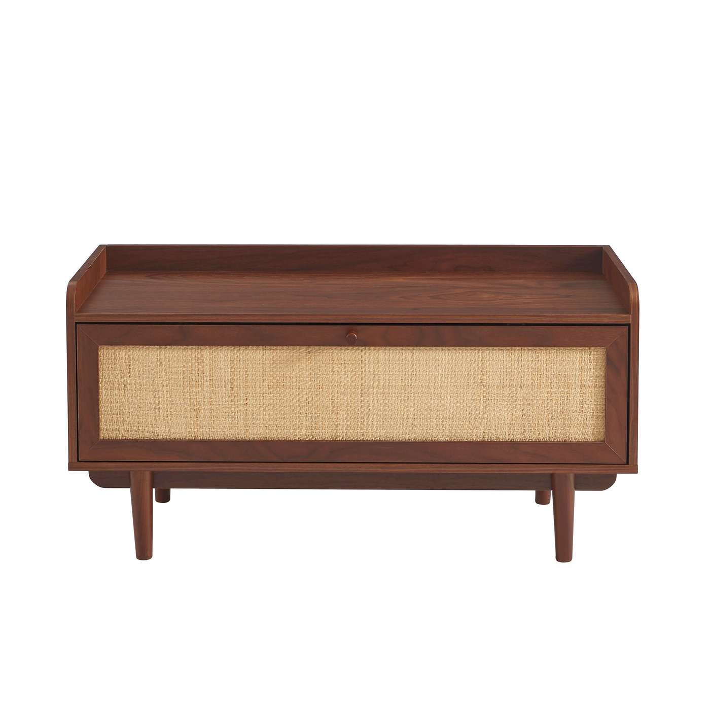 Leon - Entrance Furniture - Walnut And Canework